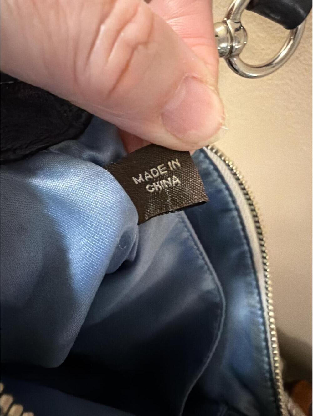 Coach Signature Denim Crossbody Bag - Picture 6 of 6